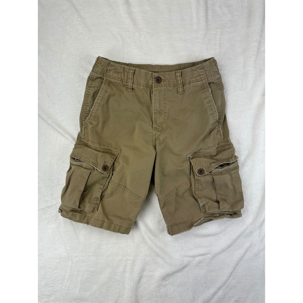 American Eagle Cargo Shorts Mens Classic Flex 28 Tan Khaki Utility Gorpcore